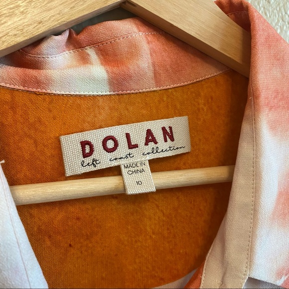 Anthropologie Orange and Pink Dress - Picture 4 of 6